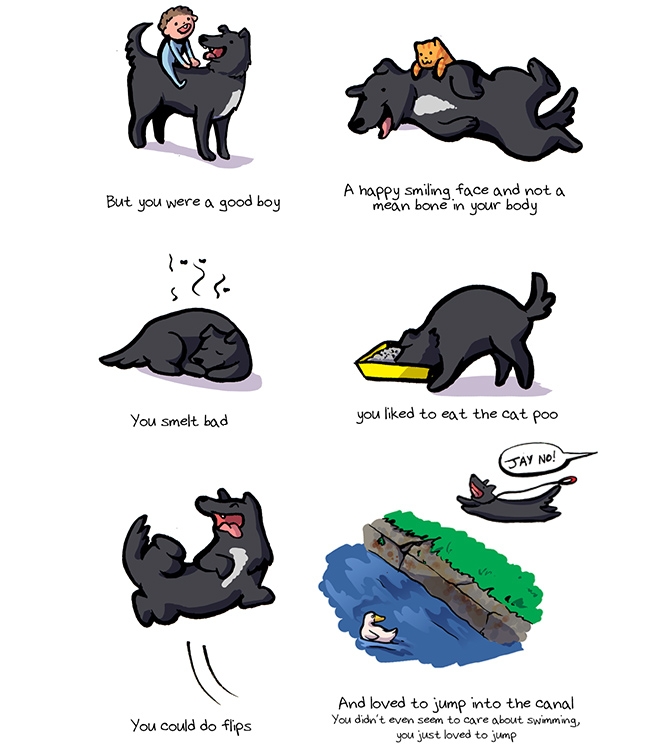 Un buen perro el maravilloso homenaje de una ilustradora a su can