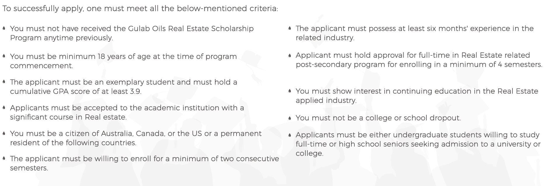 Real Estate Scholarship Program For USA , Canada and Australia