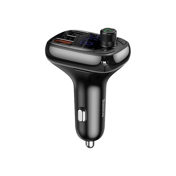 Baseus T Typed Wireless MP3 Car Charger (PPS Quick Charger)
