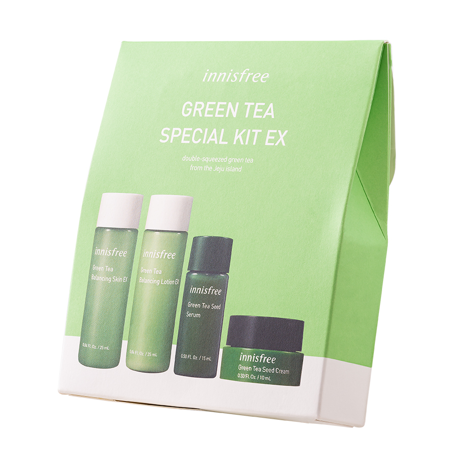 Bộ Kit Dưỡng Da Mụn Cấp Ẩm Innisfree Green Tea Special Kit
