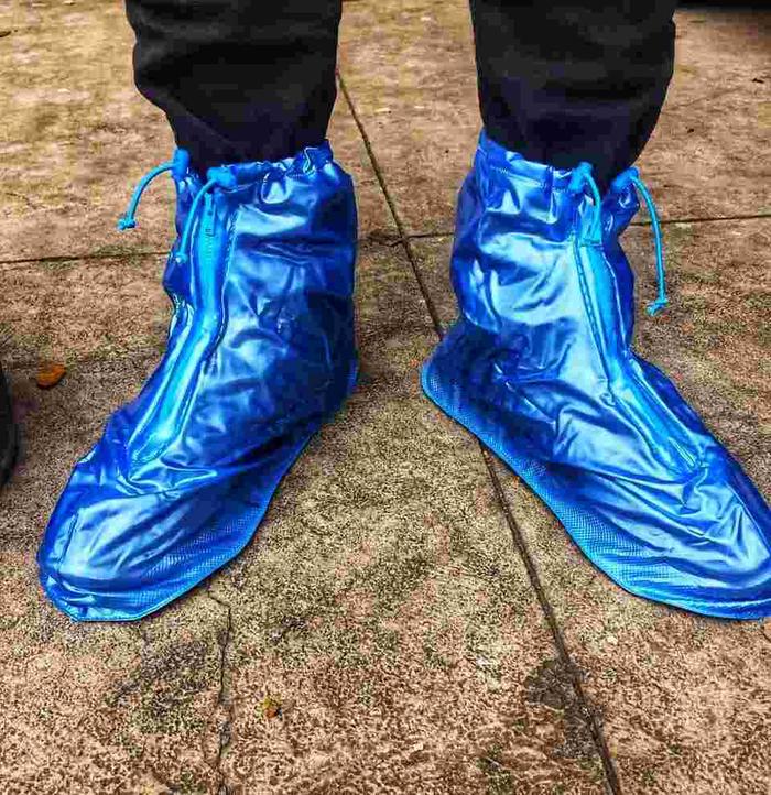 Jas Hujan Sepatu / Cover Sepatu / Rain Shoes Putih,M