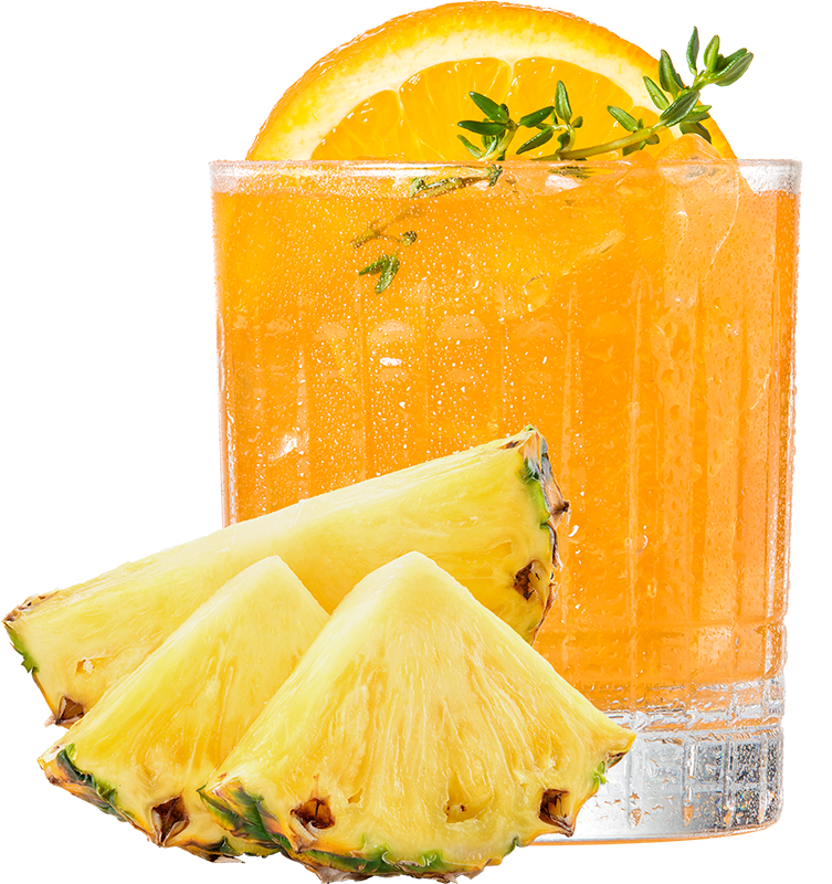 Spiked Orange Soda with Premium Spiced Rum Admiral Nelson’s