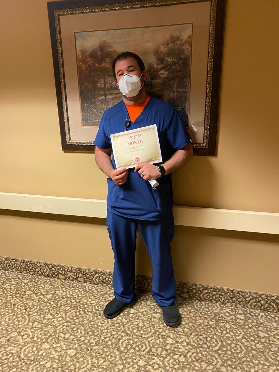 May Employee of the Month at Admiral's Pointe