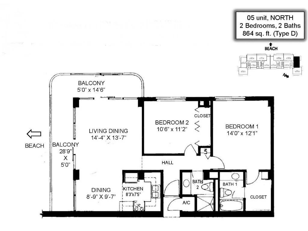 Floor Plans of the Admiralty House Admiralty House Marco Island, FL