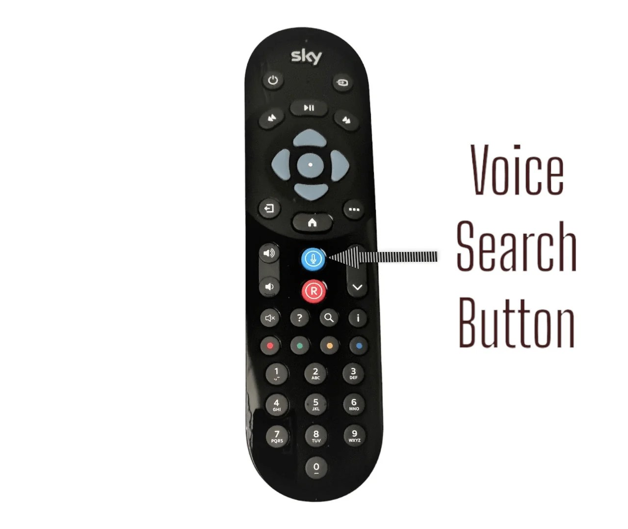 Sky Q Remote Control with Voice Search Bluetooth Replacement Control