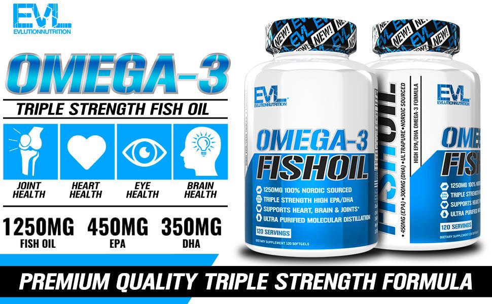 EVL Omega3 Fish Oil ADMT Supplements