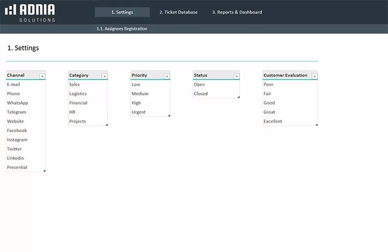 Issue Tracking Excel Template Adnia Solutions Issue Tracking Excel Template Adnia Solutions