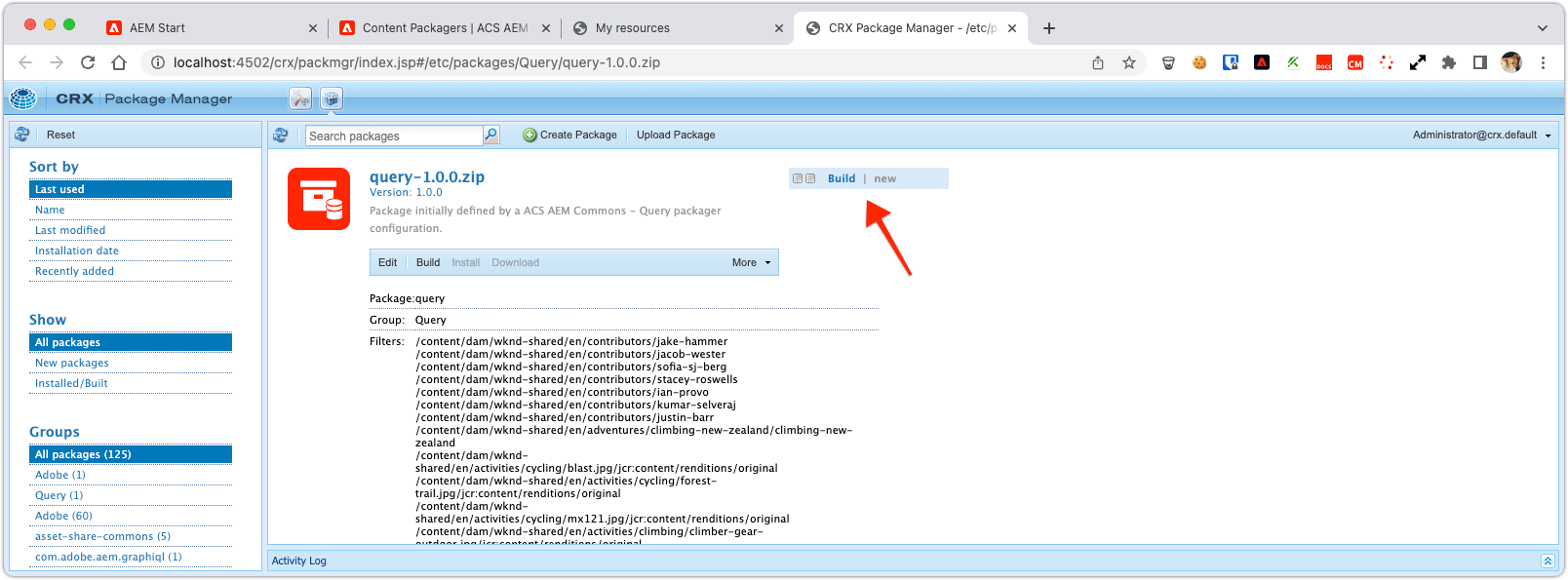 Query Packager