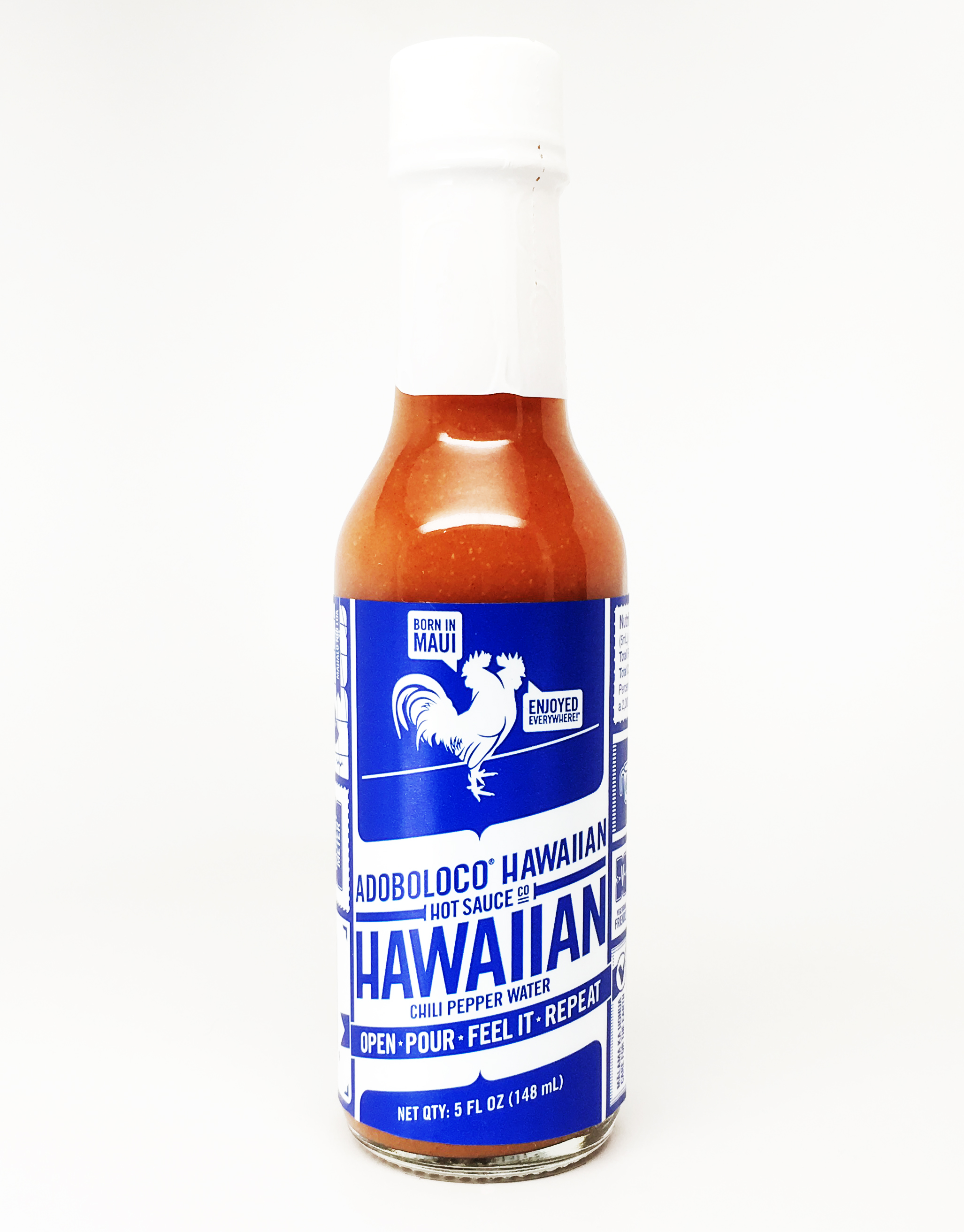 Hot Sauce Hawaiian Chili Pepper Adoboloco Maui Hawaii Super Premium