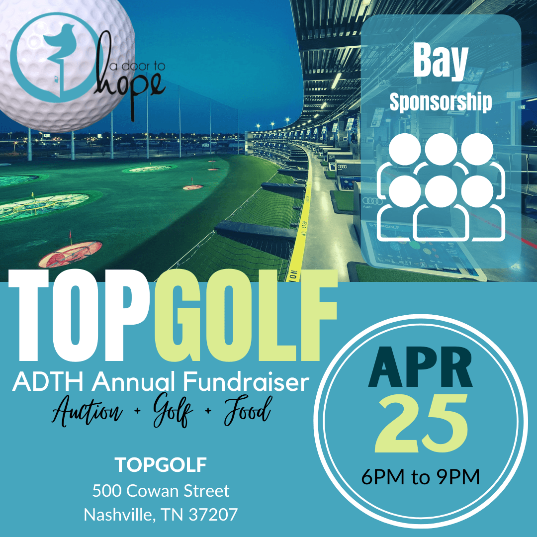 TOPGOLF Annual Fundraiser Bay Sponsorship (6 Golfers) A Door To Hope