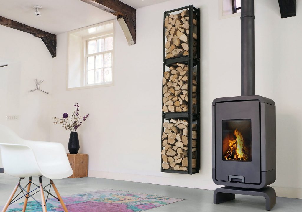 A Solid Iron Firewood Rack Adorable Home