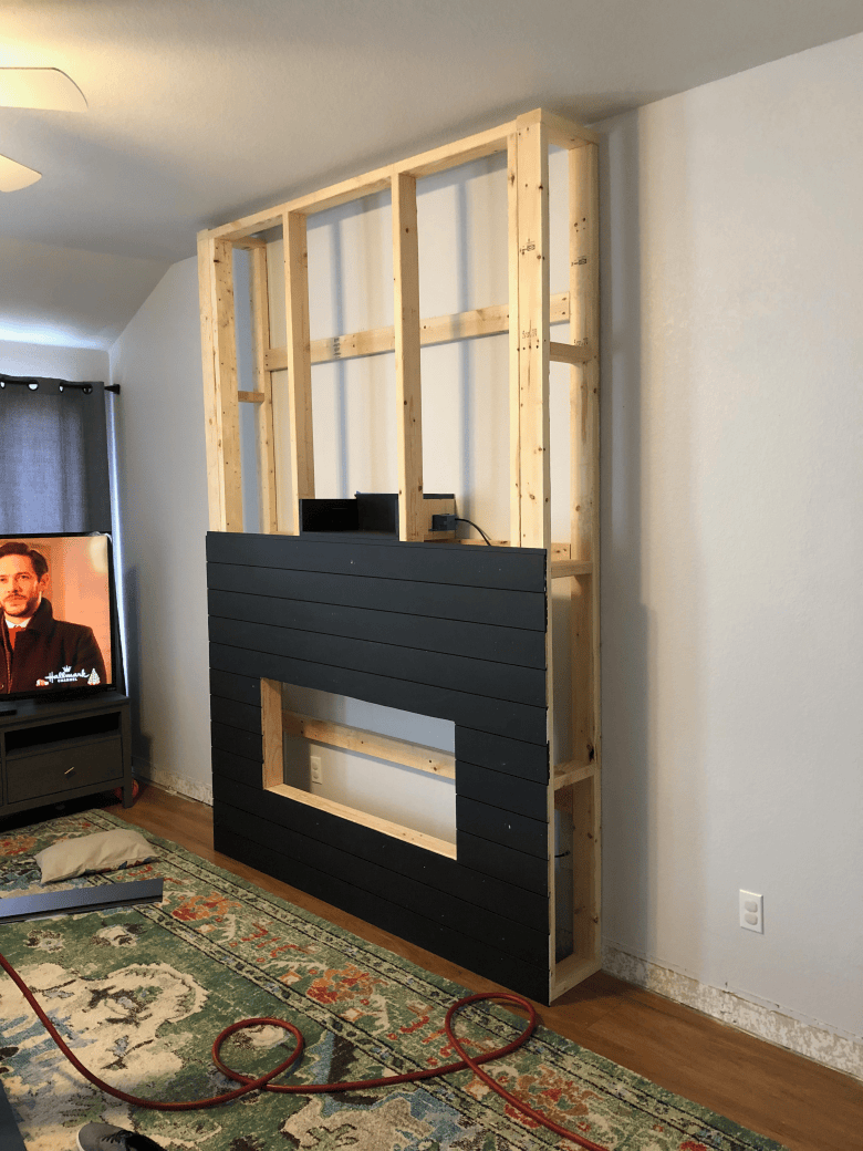 DIY Electric Fireplace Build