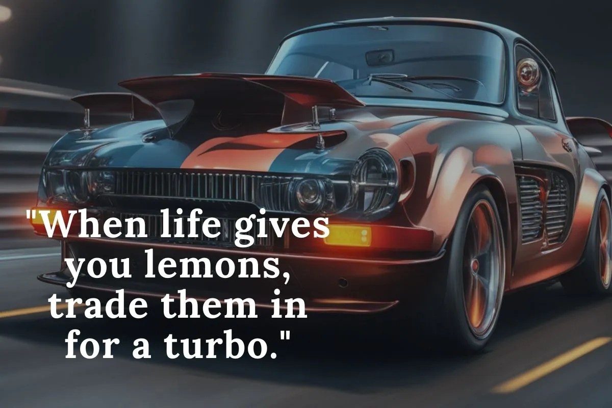 70+ Turbo Car Quotes, Slogan, Caption & Meme (2024)