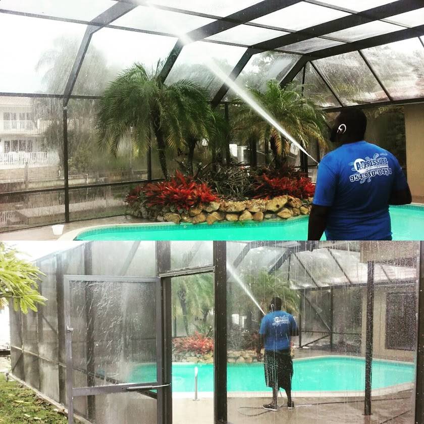 Screen Enclosure Cleaning A&D Pressure Cleaning and Soft Washing