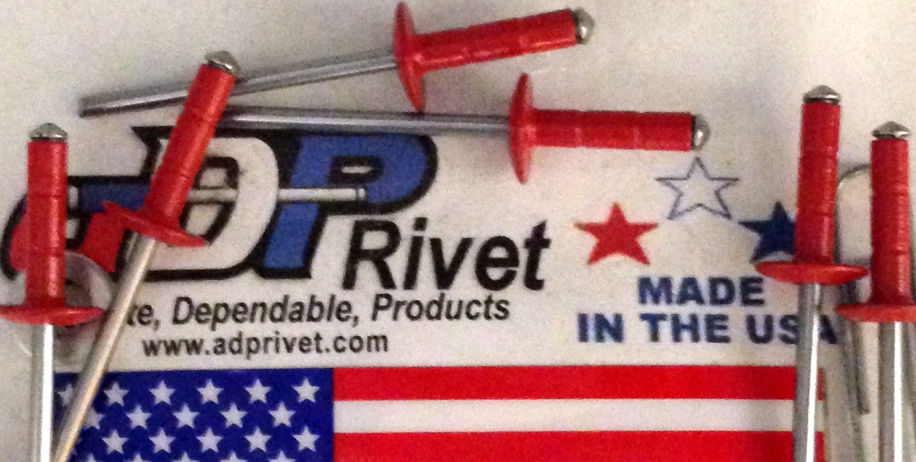 Race Car Rivets 3/16 ABS6266 Gray small head ultimate multigrip