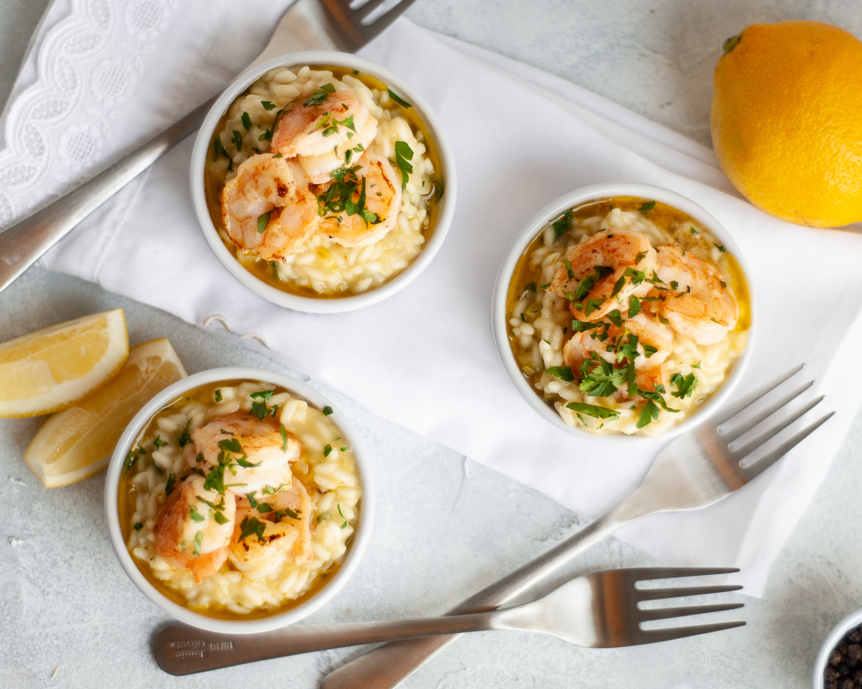 Delicioso Risotto con Camarones! 🦐- Adriana Cotte