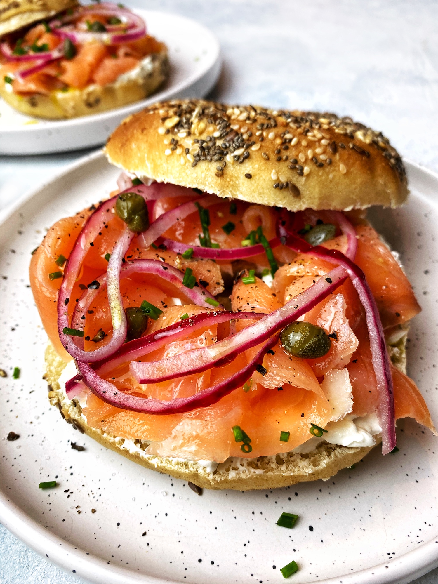Bagels de Salmón La mejor combinación! Adriana Cotte