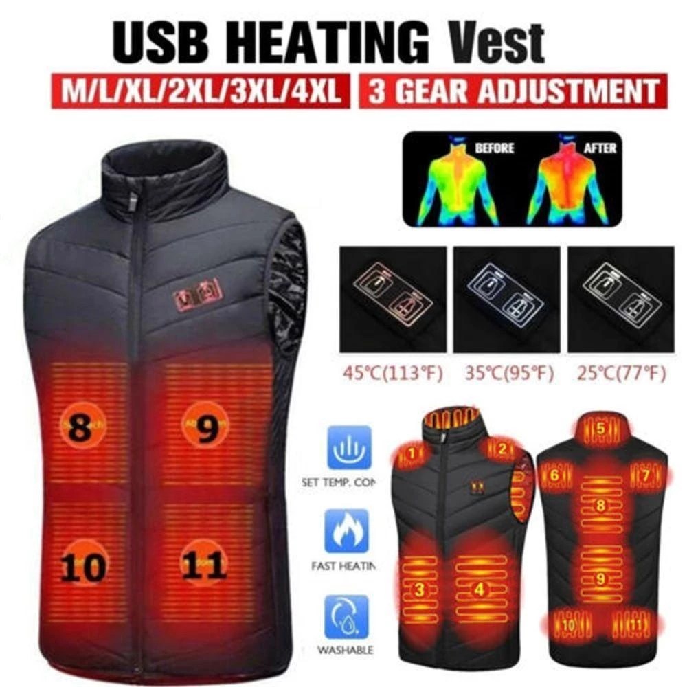 [094]🥶 USBPowered Heated Vest Review How to Keep Warm in a Minus