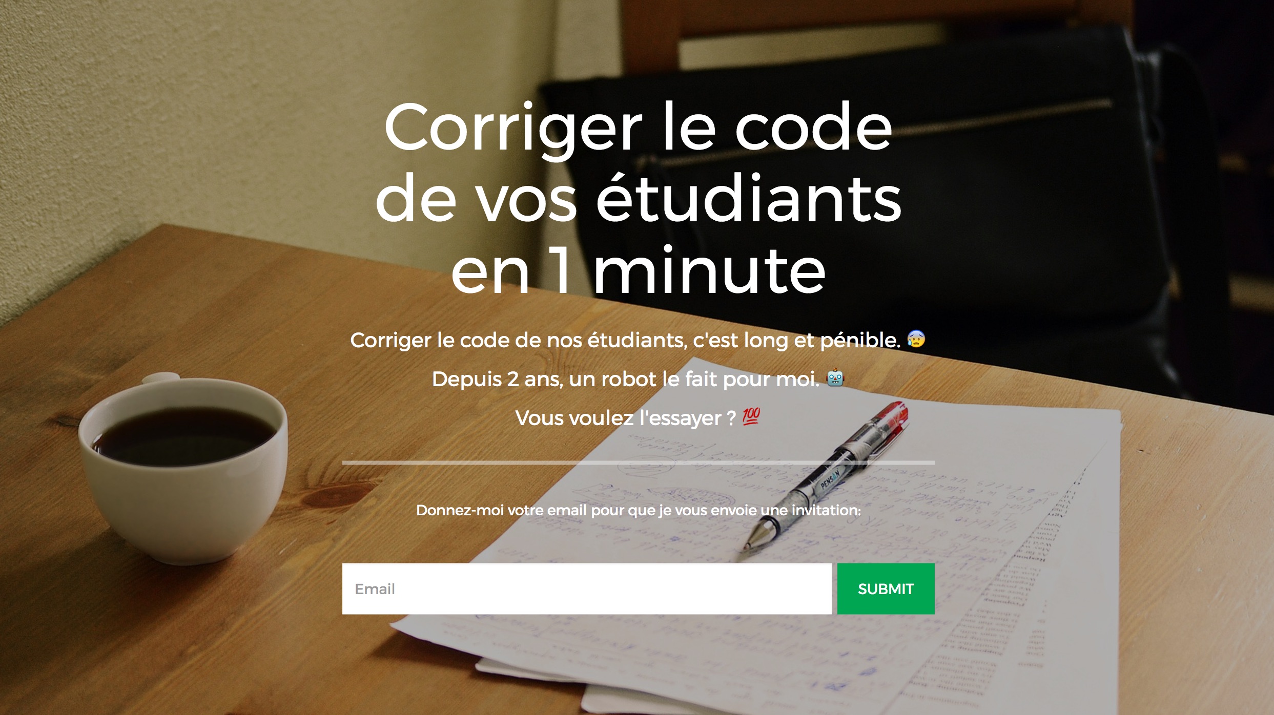 Corriger le code de vos étudiants en 1 minute