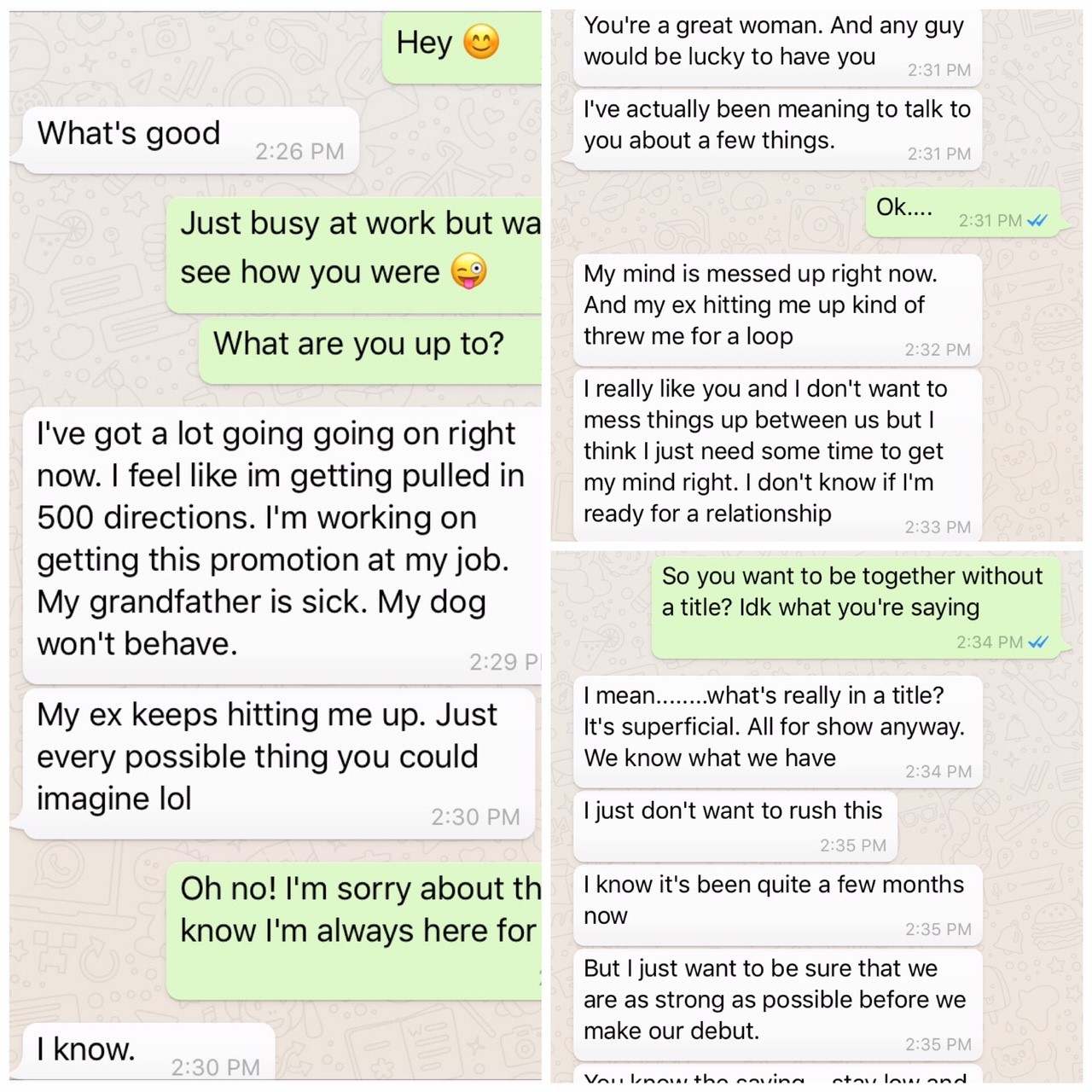 “I’m Not Ready” and Other Lies Men Tell