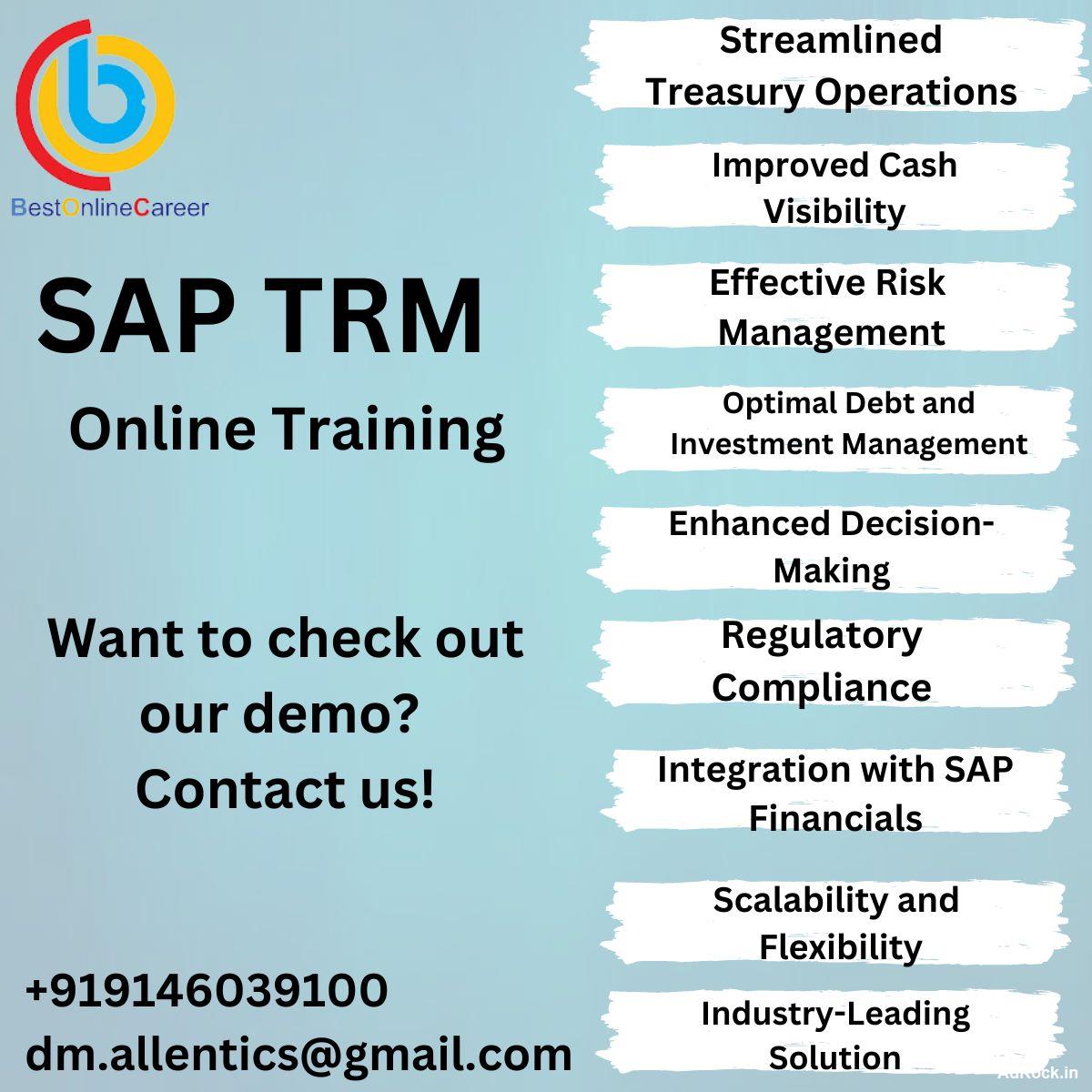 Online Course for Success SAP TRM Training with Best Online Career