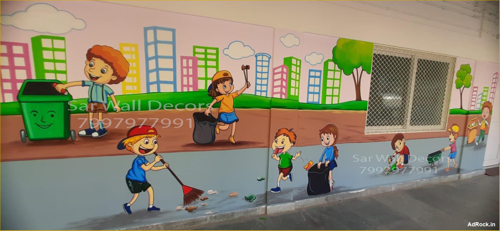 Pre Primary School Wall Painting