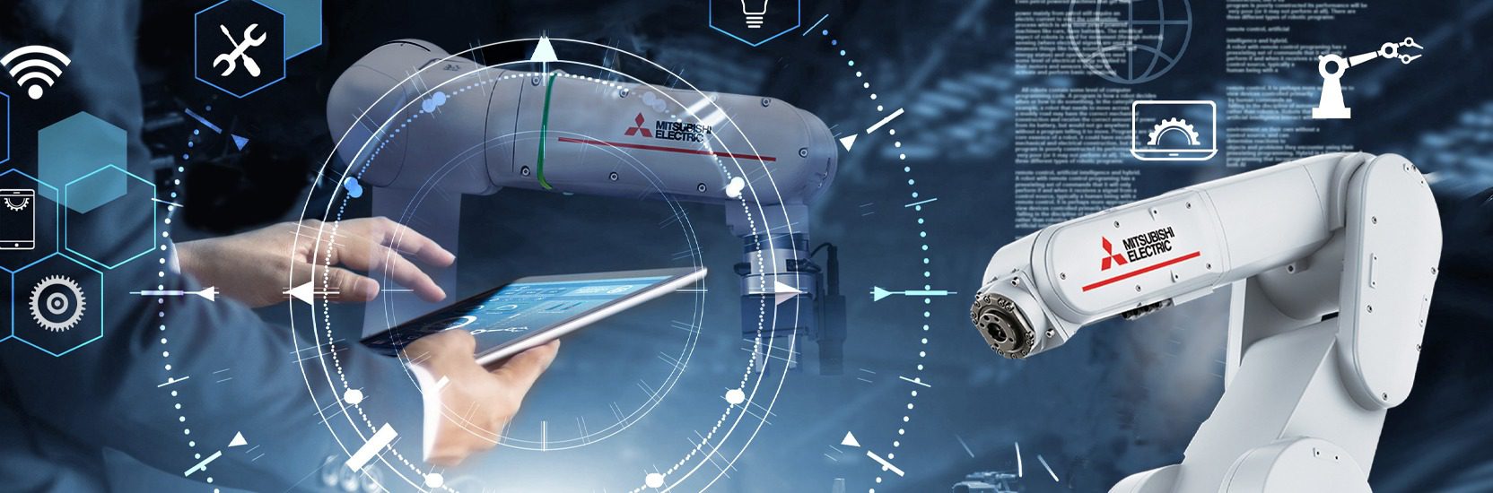 Mitsubishi Electric Factory Automation Robots perform complex