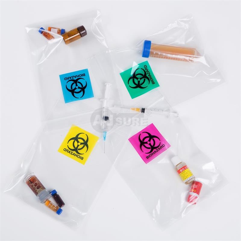 Custom Reclosable Specimen Ziplock Bags Adsure