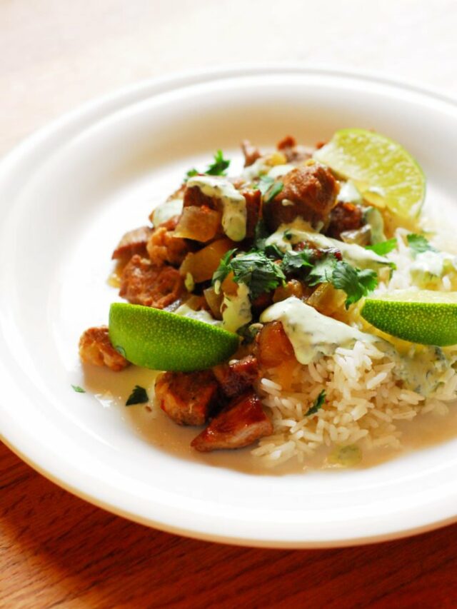 Slow Cooker Pork Stew with Apples and Lime Story A Duck's Oven