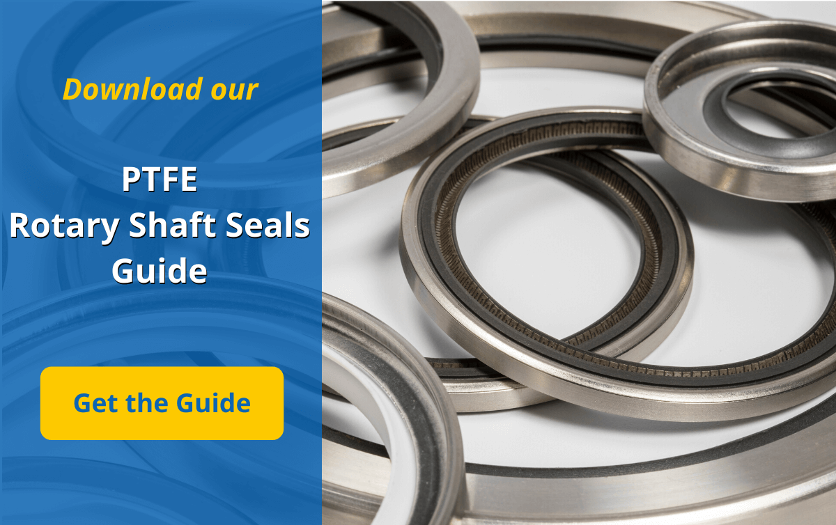 PTFE Rotary Shaft Seals Polymer Bearings Rotary PTFE Lip Seals