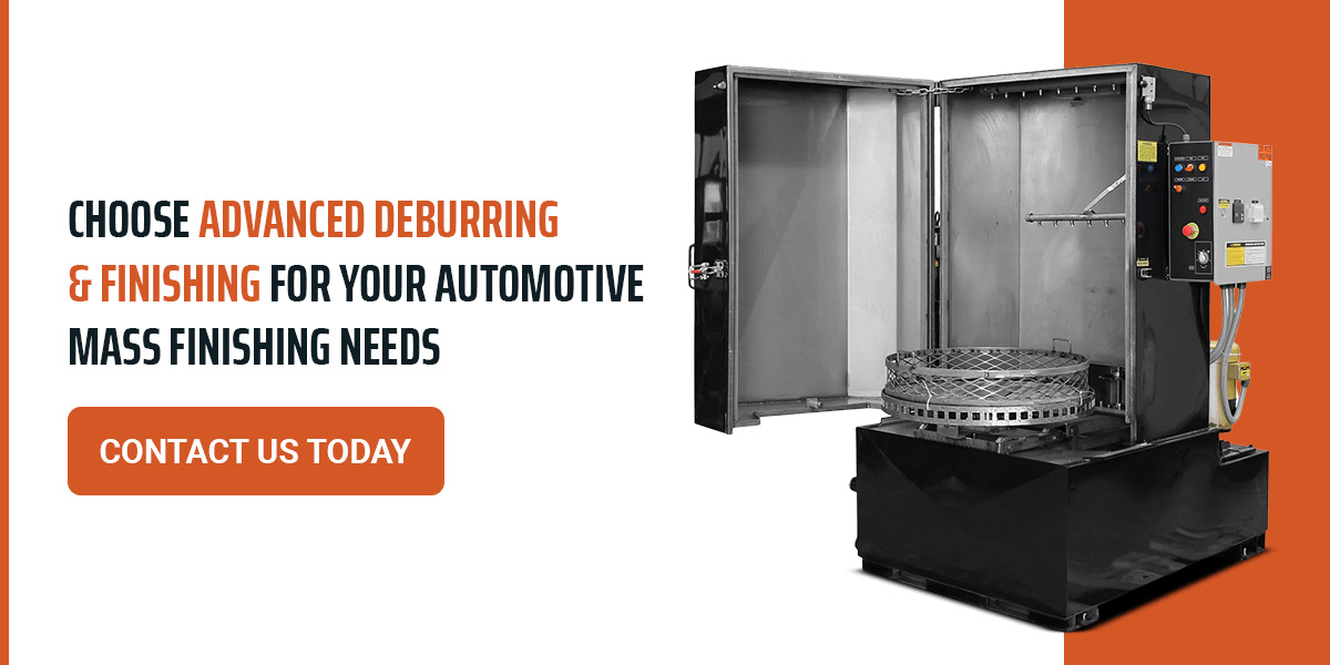 Automotive Industry Mass Finishing Advanced Deburring