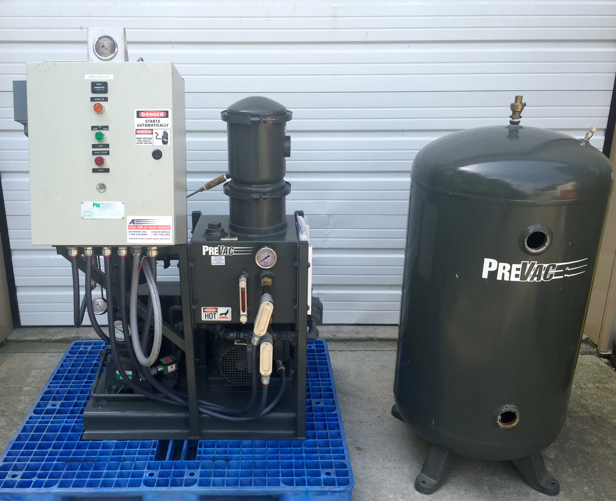 DPE PreVac Liquid Ring Vacuum Pump System 36 ACFM 26.5" Hg 480