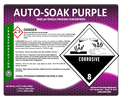 Auto-Soak Purple - Advanced Cleaning Equipment