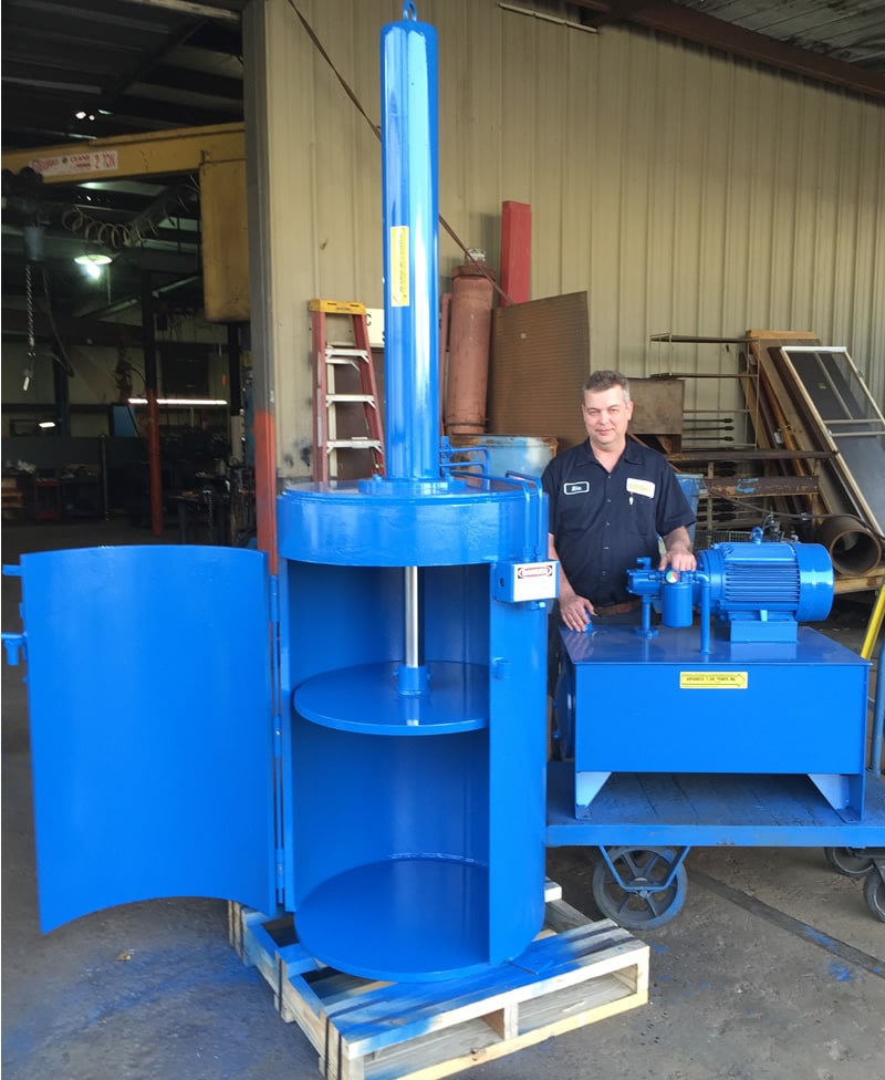 Drum Crusher Advanced Fluid Power, Inc.