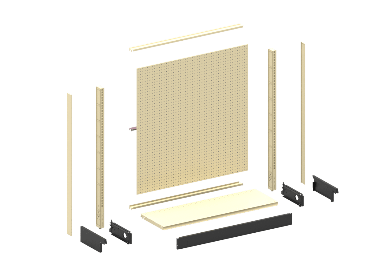 Lozier Wall Gondola Shelving Kit Advance Displays