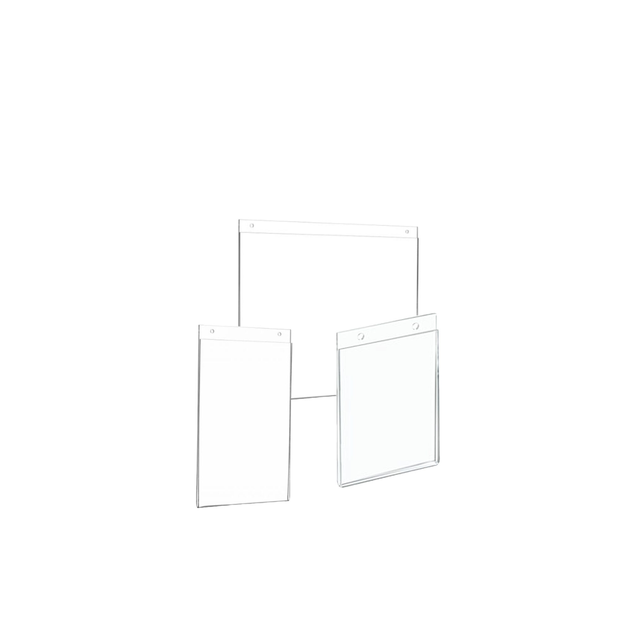 Wall Mount Acrylic Sign Holders Advance Displays