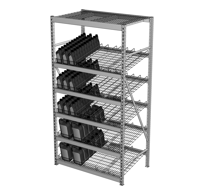 Lozier Widespan/MultiFunction Low Profile Gravity Flow/Flat Beam