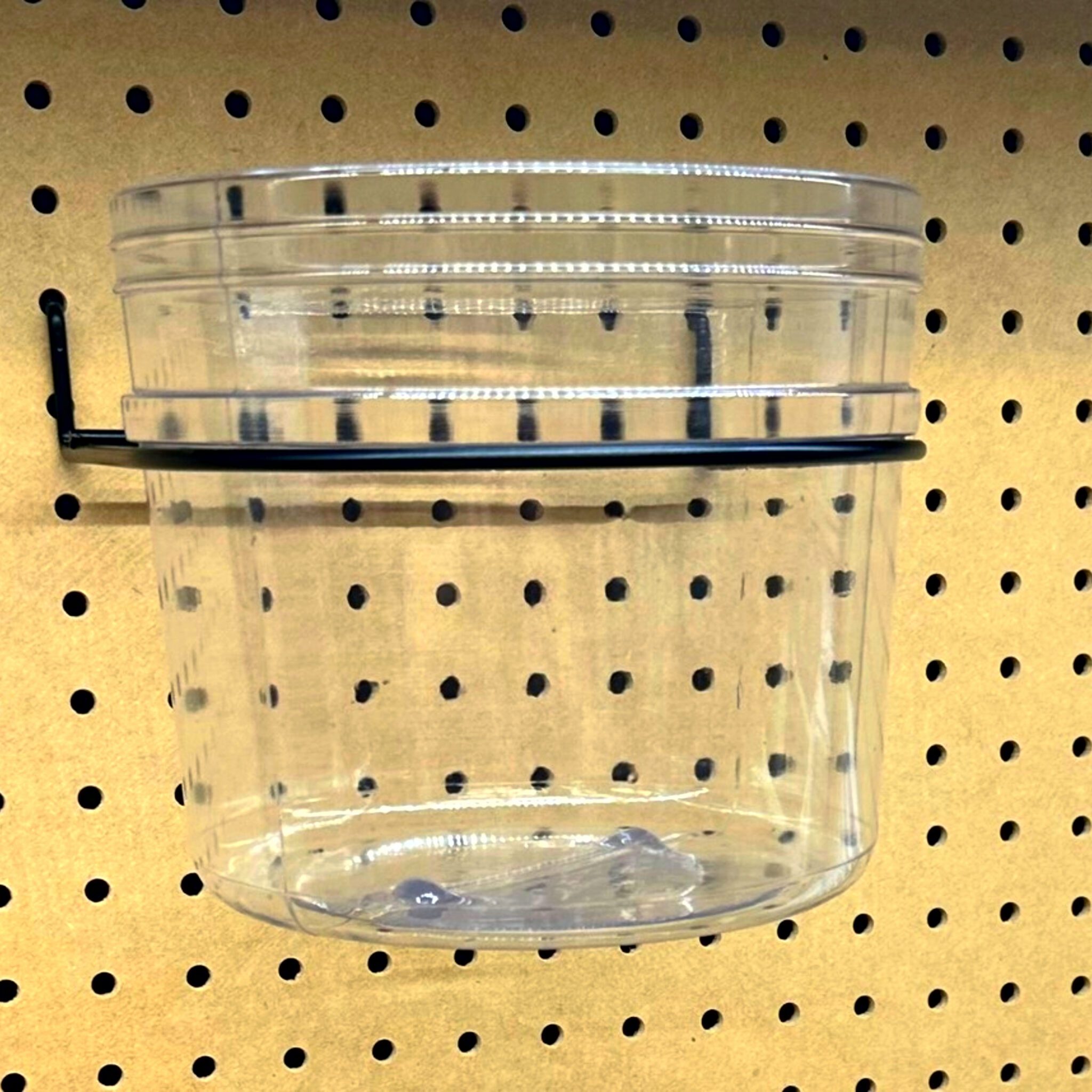 Single Jar Rack for Slatwall and Pegboard