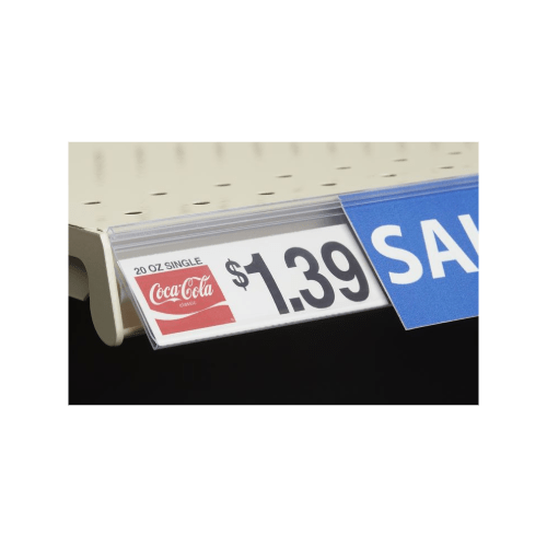 SnapIn Data Strip Label/Sign Holder Advance Displays