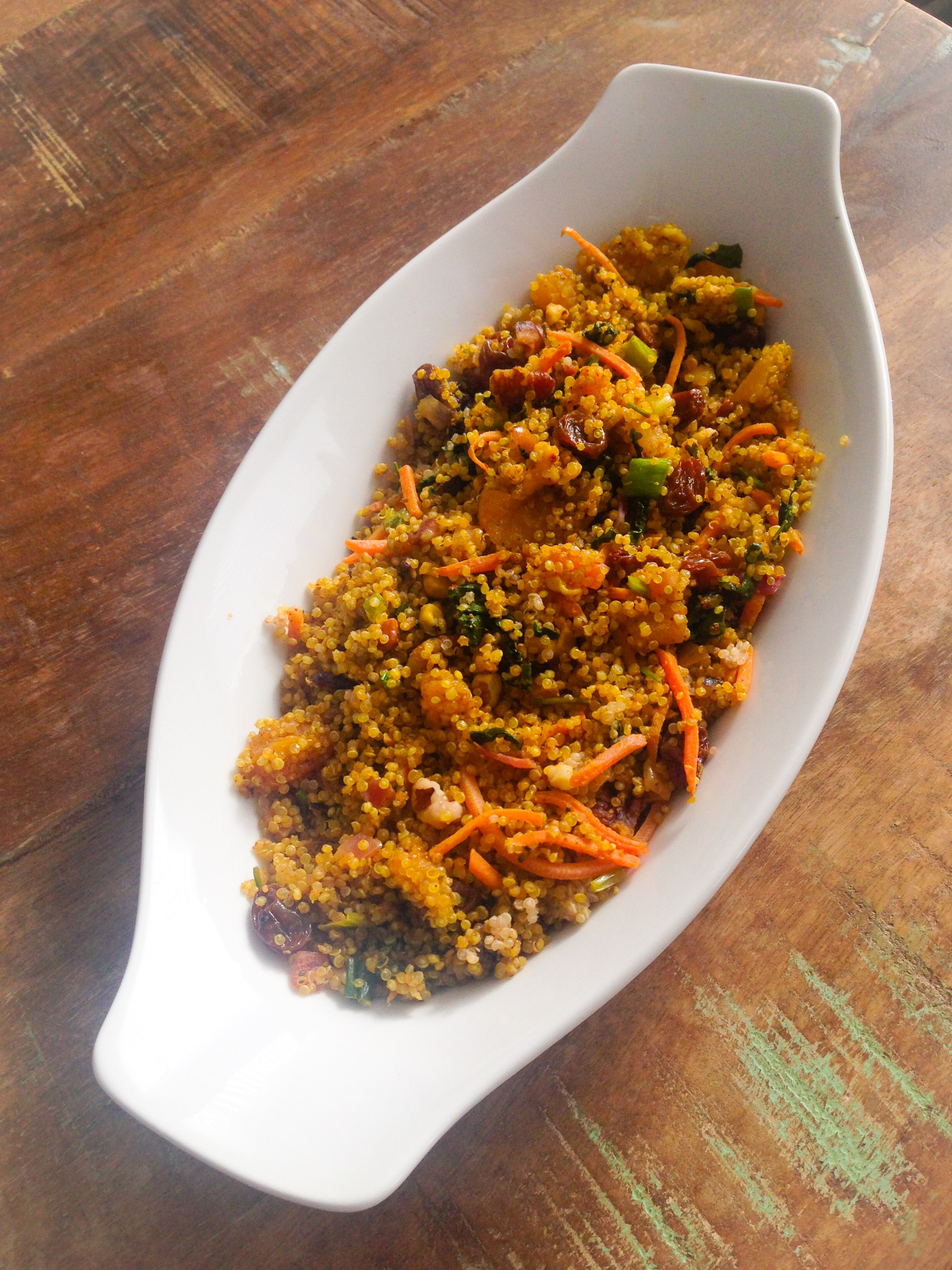 Curry Quinoa Walnut Pecan Salad Advanced Naturopathic