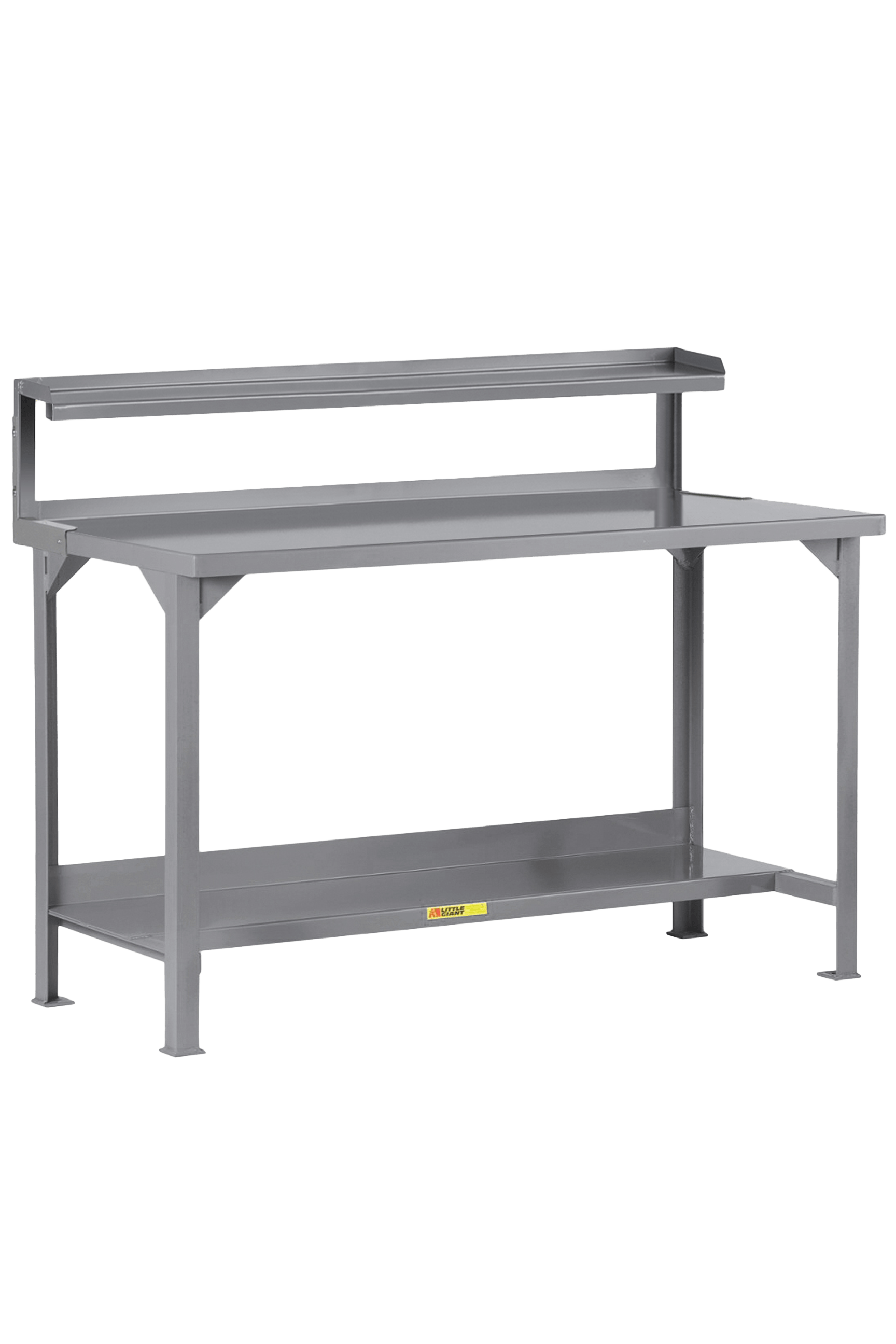 Little Giant Welded Steel Workbench with Riser Shelf 30 x 48 halflower