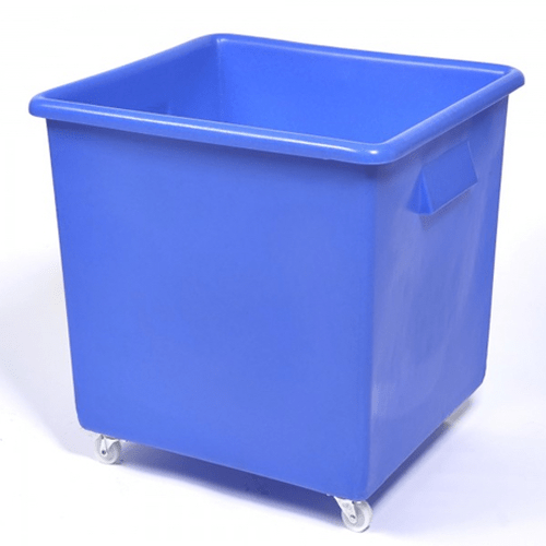 Wheeled Trolley / Storage Bin 185 litre Blue Bottle Bin Skip Catering/Bottle Wheeled Trollies