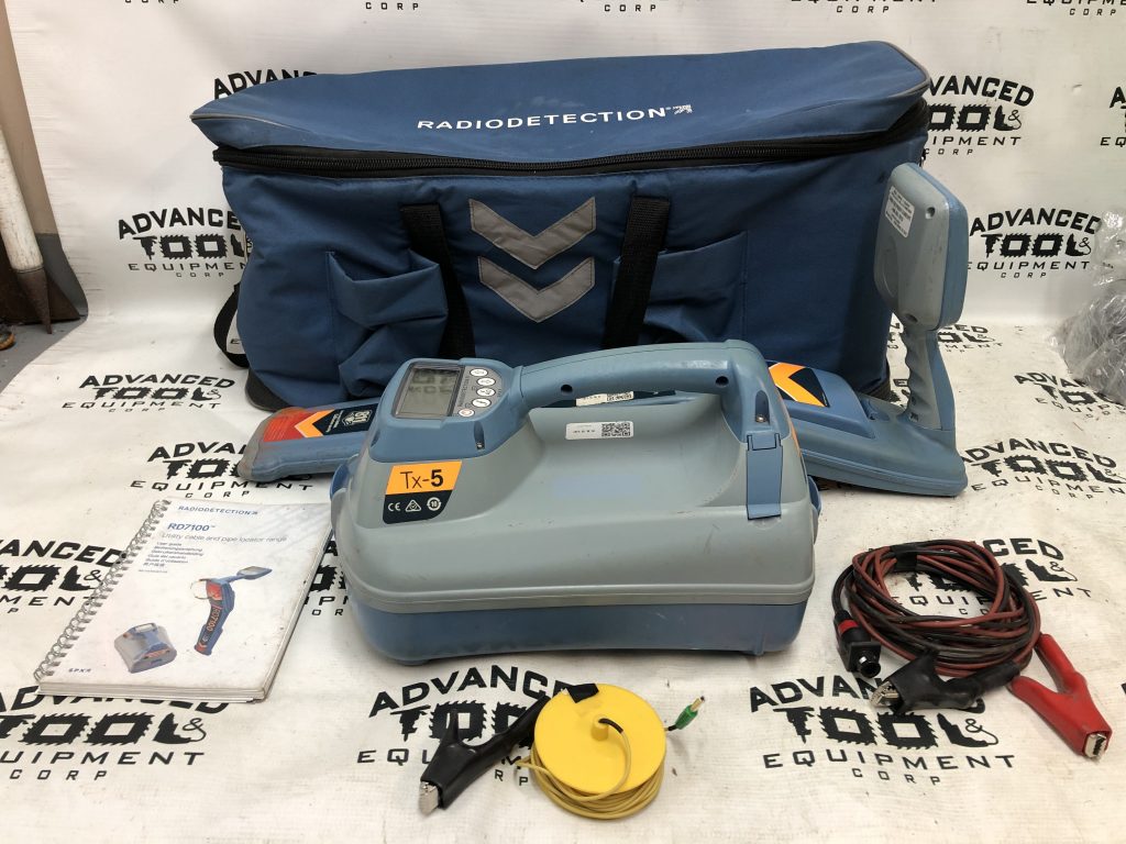 Preowned Radiodetection RD7100 SL Cable Pipe Locator with TX5