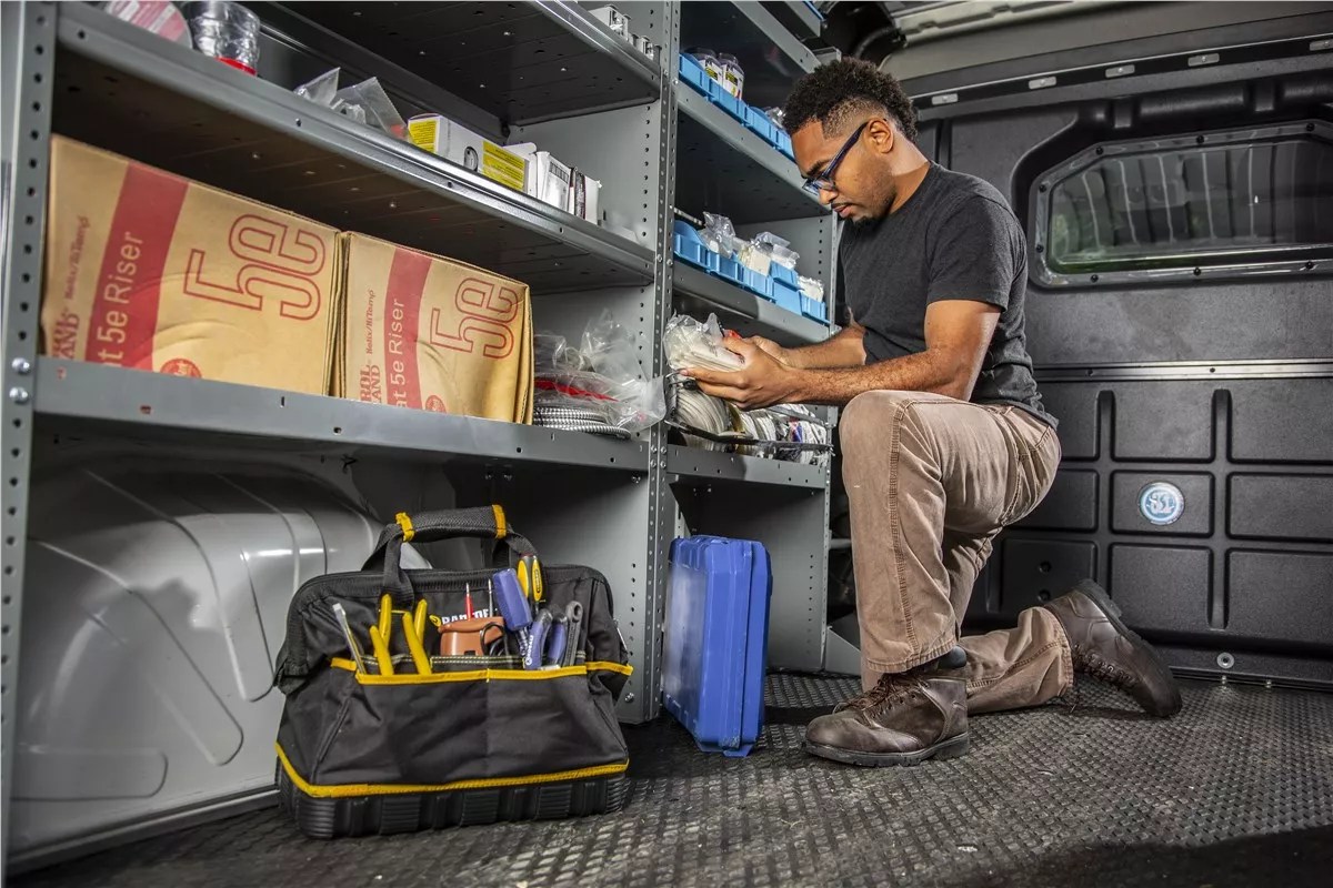 Work Van Shelving Cargo Management Advanced Work Vans