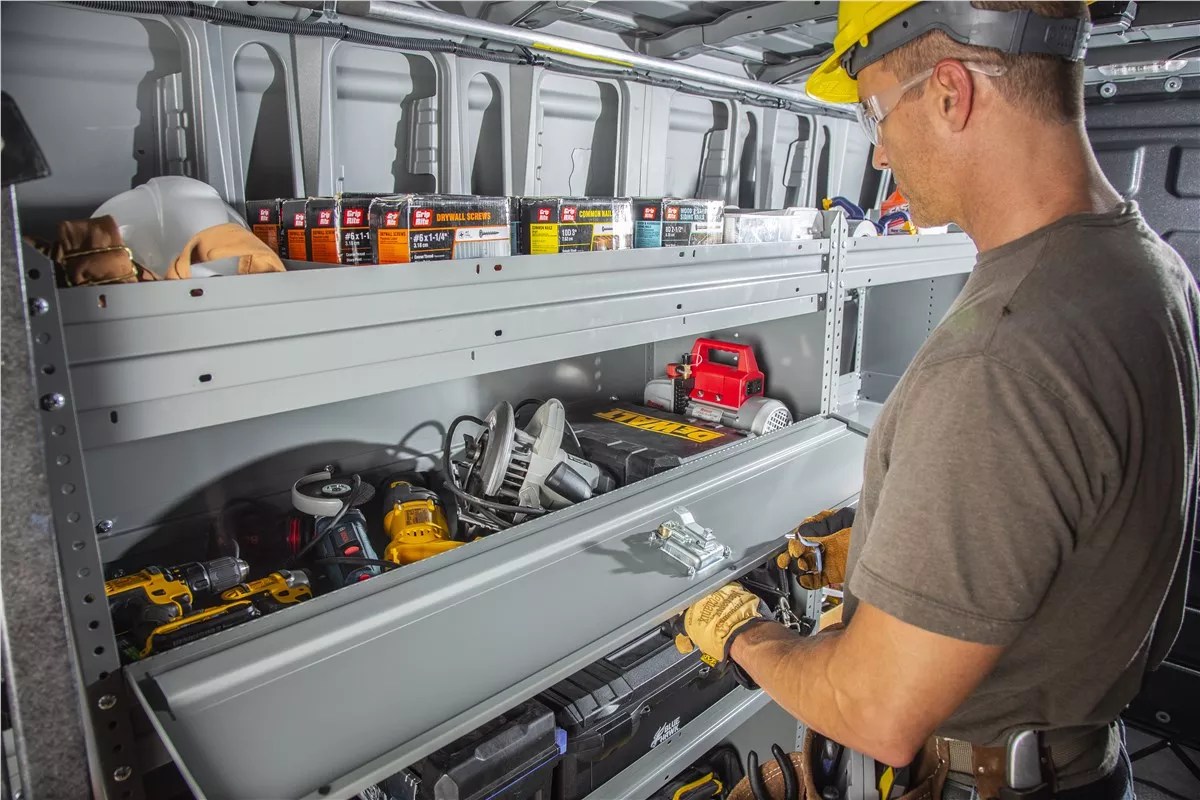 Work Van Shelving Cargo Management Advanced Work Vans