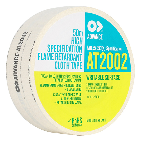 Flame Retardant Cloth Tape FAR 25.853(a) AT2002 Advance Tapes