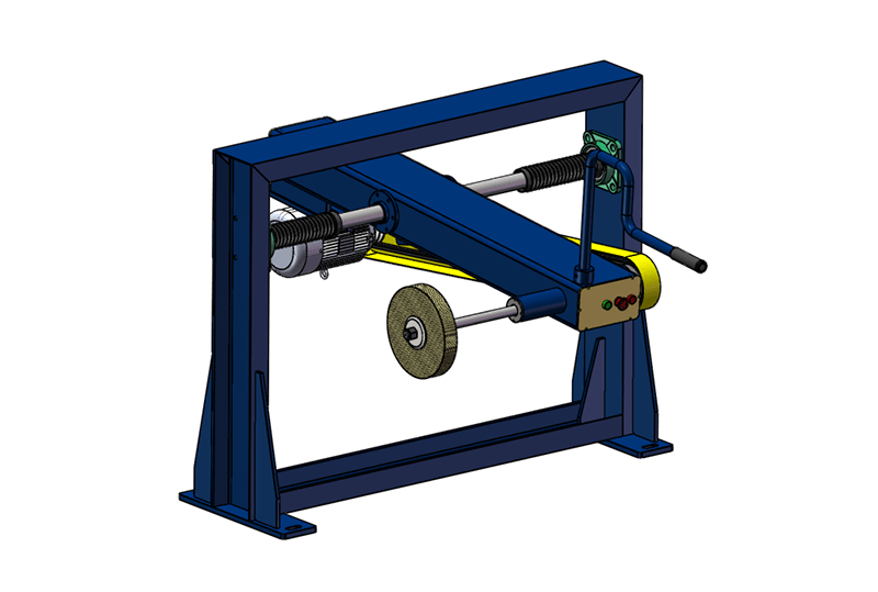 Rim Polisher Aluminium Alloy Truck Wheel Polishing Machine