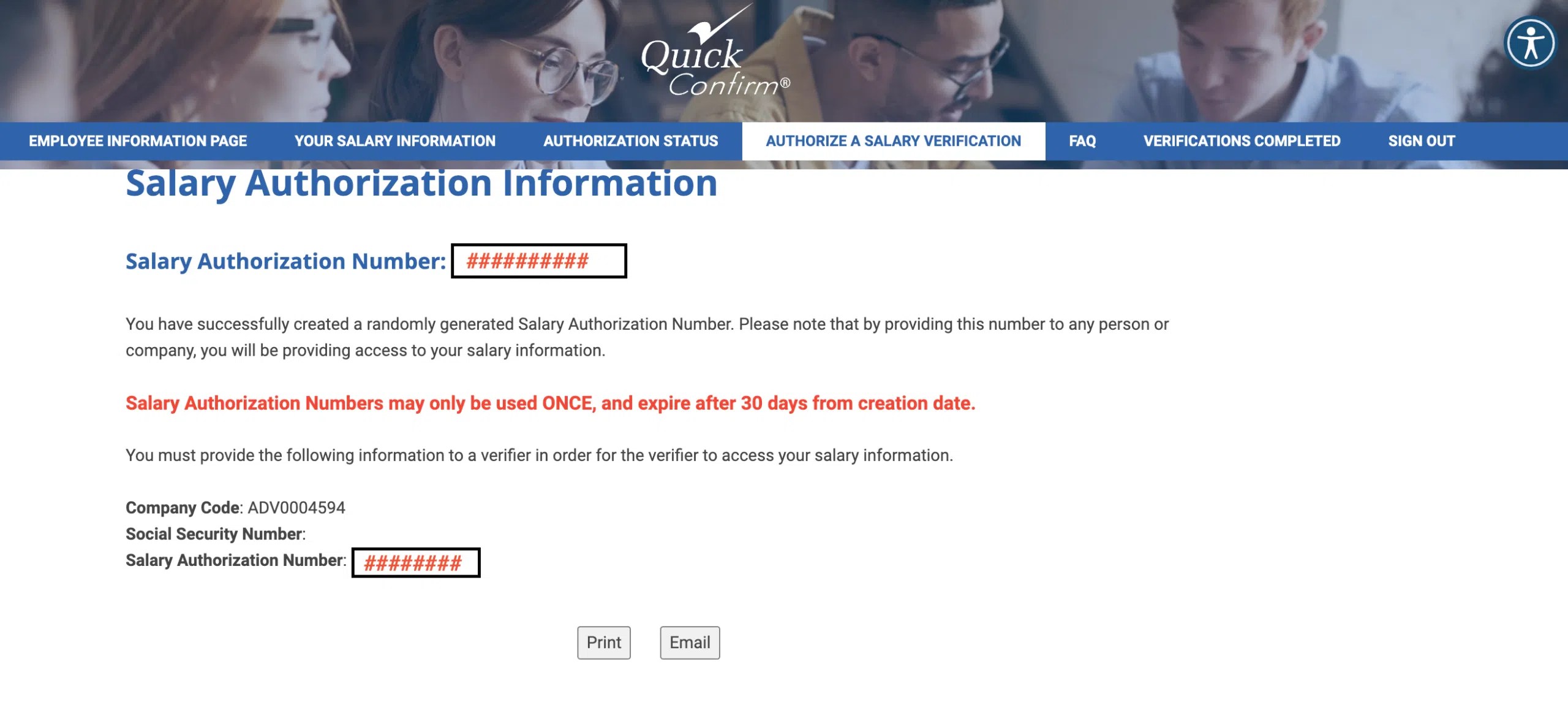 Verification of Employment ESS AdvanStaff HR
