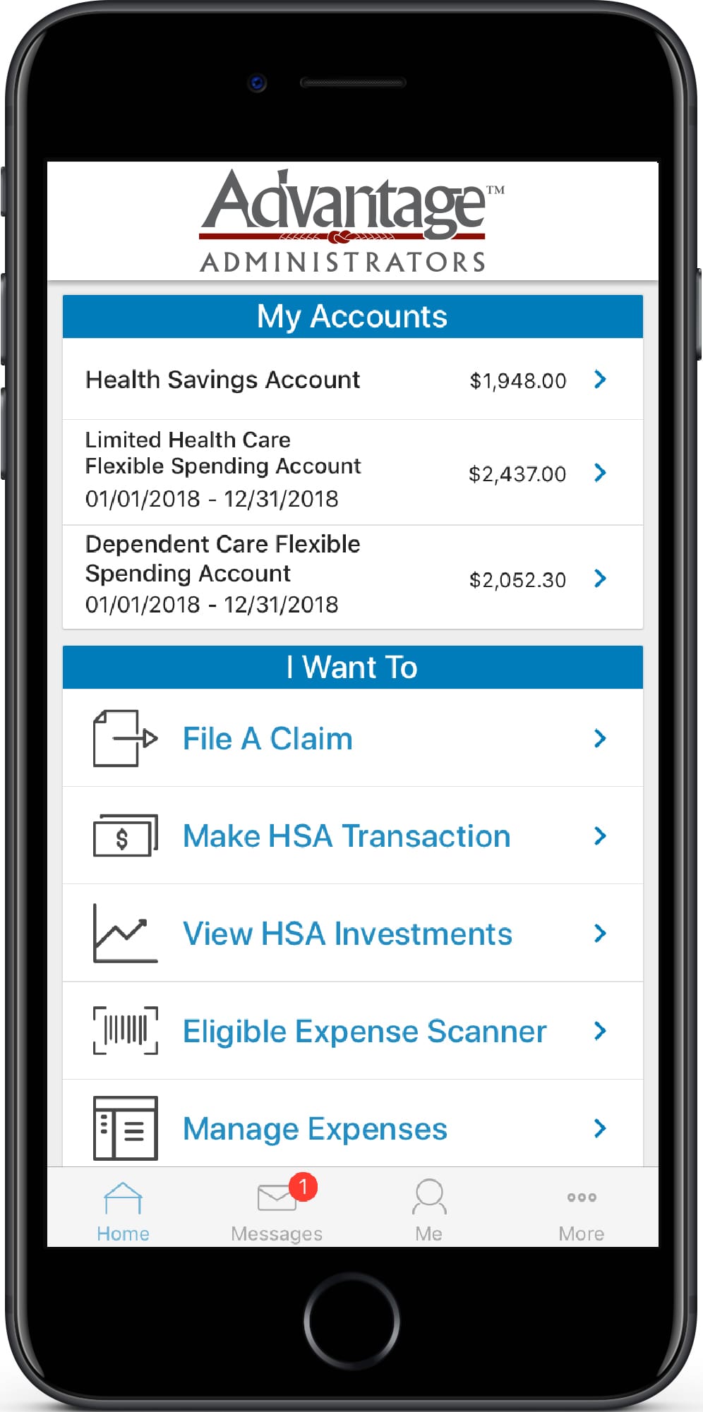 Advantage Administrators Mobile App Advantage Administrators