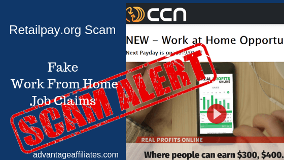 Scam Fake Work From Home Job Claims
